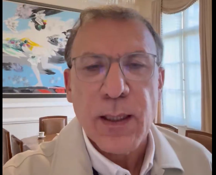 Roy Barreras en el Salón Obregón de la Casa de Nariño. Foto: Captura de Pantalla X @RoyBarreras