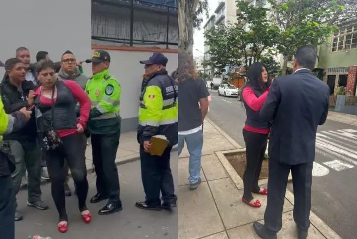<b>César Iván Araujo Córdova, de 46 años,</b> fue capturado luego de haber ingresado al baño de un colegio disfrazado de mujer en Lima, Perú. Foto, municipalidad de Miraflores. 
