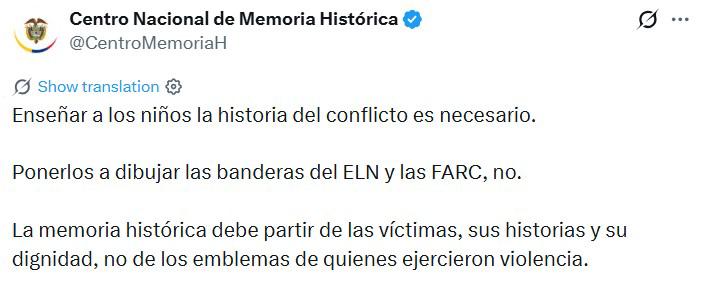 Indignación por docente que pidió a niños de primaria dibujar insignias del ELN y Farc