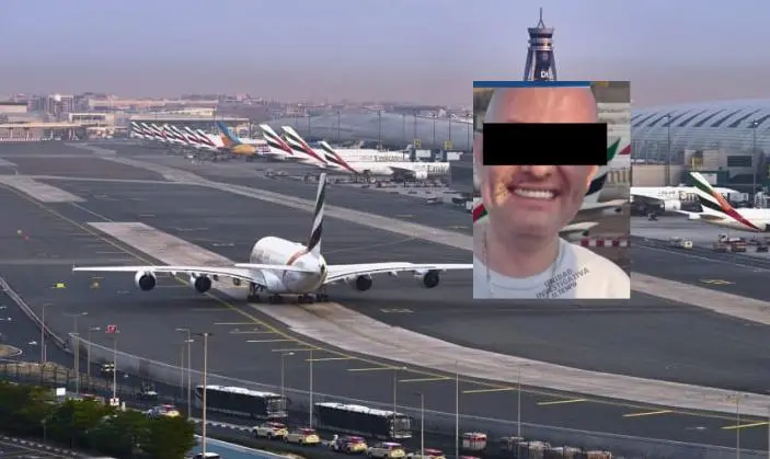 <i>El Tiempo</i> dio a conocer la imagen de alias Burguer King, detenido en Dubaí. FOTO: Cortesia