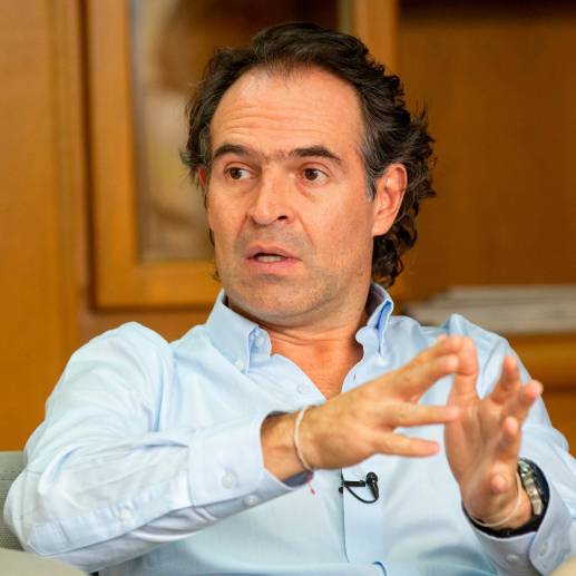 El exalcalde de Medellín, Federico Gutiérrez, se refirió a la alianza formada entre Mauricio Tobón y Juan Diego Gómez para la Gobernación de Antioquia. FOTO: CAMILO SUÁREZ ECHEVERRY