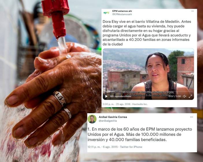 El programa Conexiones por la Vida, de EPM, es la continuidad de un programa llamado Unidos por el Agua, que tiene un antecedente de 8 años de historia y con miles de familias beneficiadas. FOTO: EL COLOMBIANO