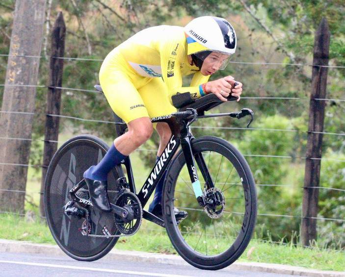 Miguel Ángel López venía barriendo esta temporada en la mayoría de carreras que estaba disputando. FOTO CORTESÍA TEAM MEDELLIN