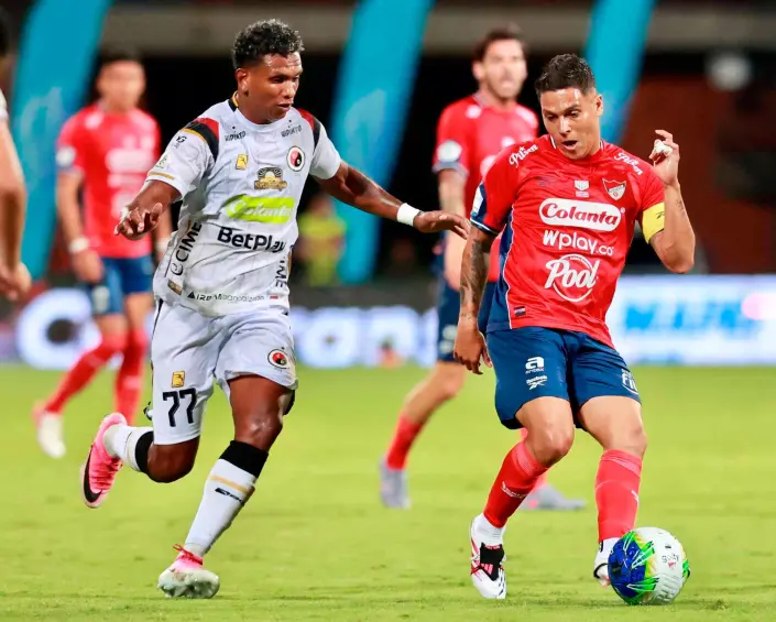 Juan Fernando Quintero ingresó al segundo tiempo para el duelo ante Cúcuta, por la sexta fecha de la Liga BetPlay. FOTO MANUEL SALDARRIAGA