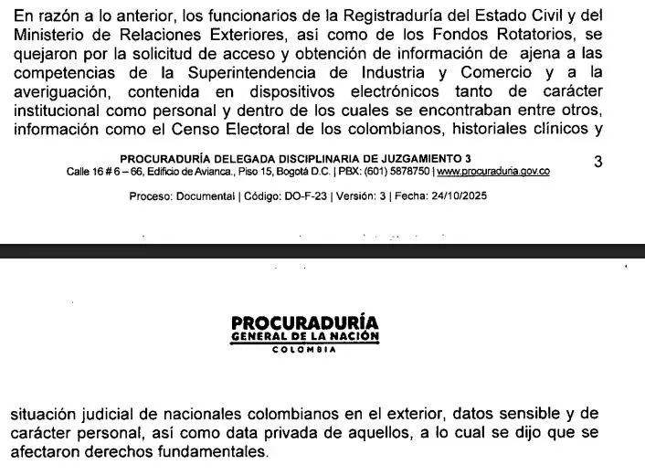 Foto: suministrada del fallo