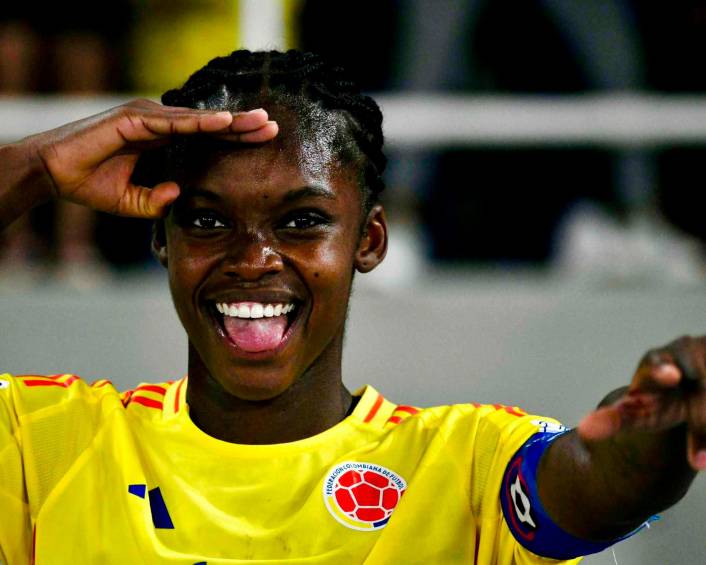 Linda Caicedo, la capitana que guió a Colombia en el Mundial Sub-20 que se disputa en el país. FOTO CORTESÍA FCF