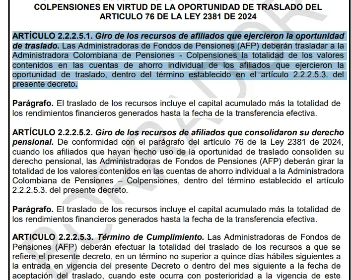El borrador de decreto publicado por el Gobierno.
