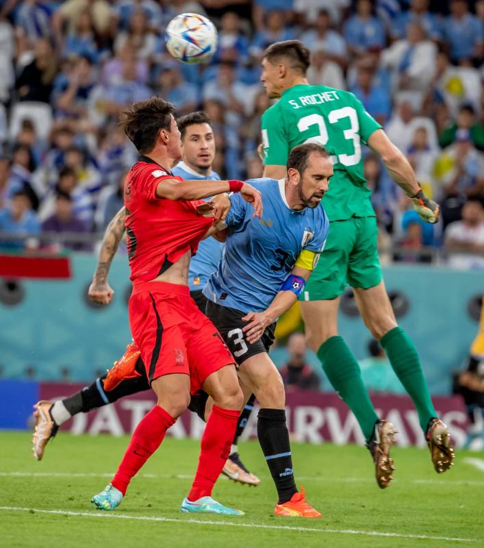 No pudo pasar del 0-0 en su estreno en Qatar 2022 contra Corea del Sur, en un partido correspondiente al Grupo H y en el que los de Diego Alonso no pudieron imponer su fútbol ante un conjunto asiático. Foto: JUAN ANTONIO SÁNCHEZ.