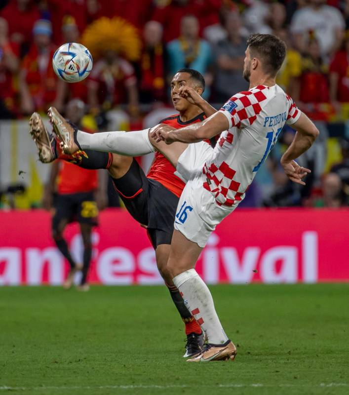 Marruecos y Croacia son los clasificados del grupo F para los octavos de final de Qatar. Quedaron eliminados Bélgica y Canadá. FOTO: JUAN ANTONIO SÁNCHEZ