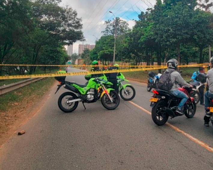 En este punto de Bello se produjo el intento de hurto contra una mujer que terminó con la muerte de Julian David Garcia Henao, de 22 años, quien sería uno de los presuntos delincuentes. FOTO: CORTESÍA
