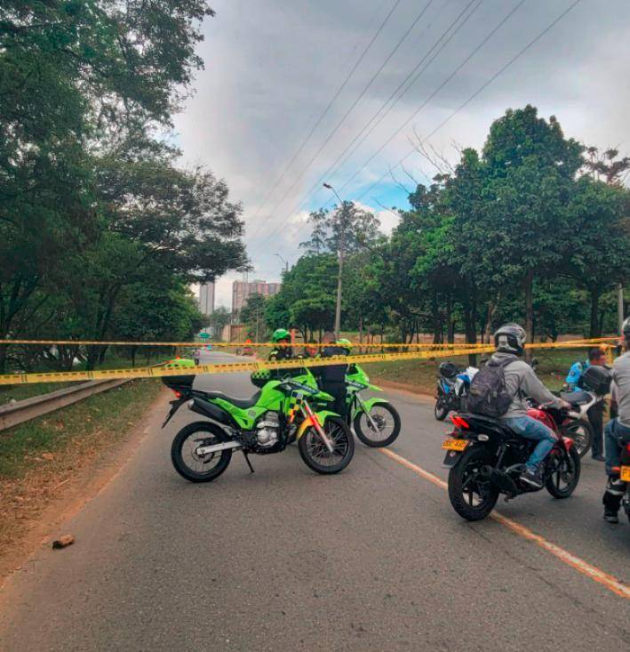 En este punto de Bello se produjo el intento de hurto contra una mujer que terminó con la muerte de Julian David Garcia Henao, de 22 años, quien sería uno de los presuntos delincuentes. FOTO: CORTESÍA
