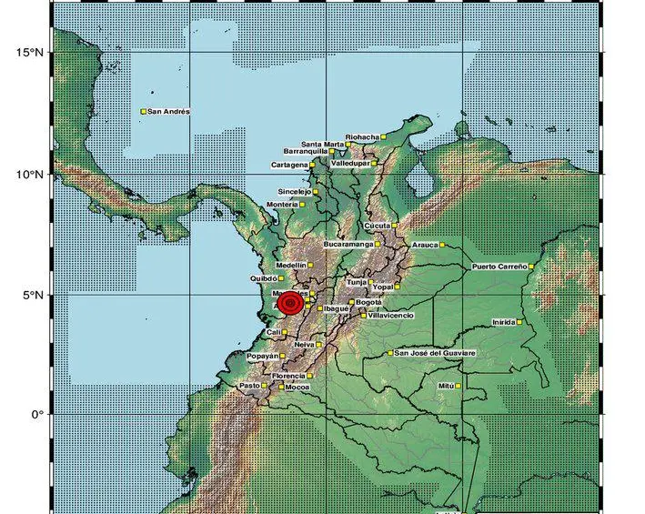 Atención: Largo y fuerte temblor de magnitud 7.4 sacudió esta mañana a Colombia, ¿lo sintió?