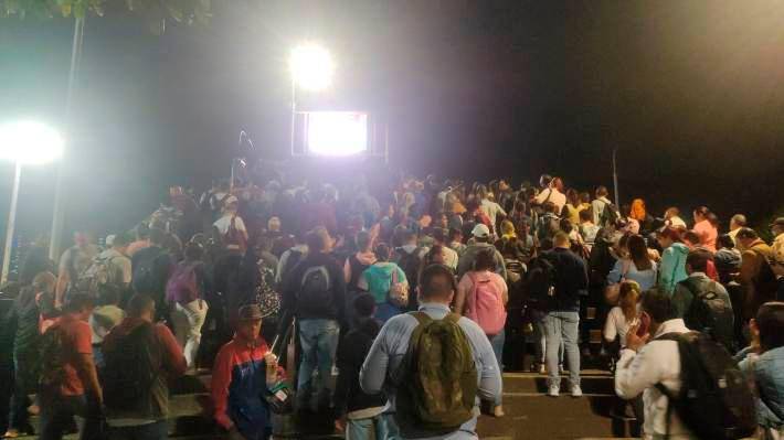 Por un incidente en la vía férrea, el metro solo opera entre las estaciones Madera - Estrella y Estrella - Madera esta madrugada. FOTO CORTESÍA