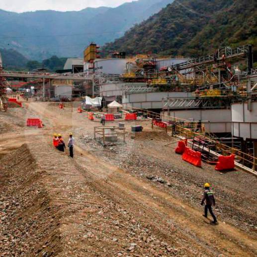La empresa minera que tiene operaciones en Buriticá denunció que ya había pedido protección al Estado. FOTO EL COLOMBIANO