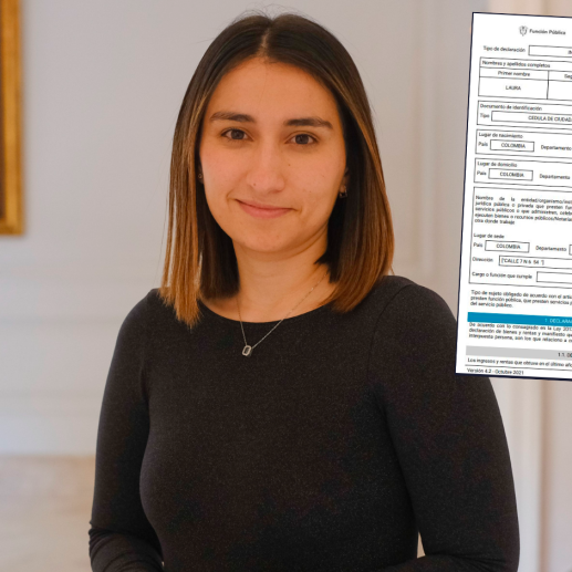 Para ocupar su nuevo cargo de directora del Departamento de Prosperidad Social, Laura Sarabia tuvo que publicar su declaración de renta y registro de conflicto de intereses. FOTO CORTESÍA