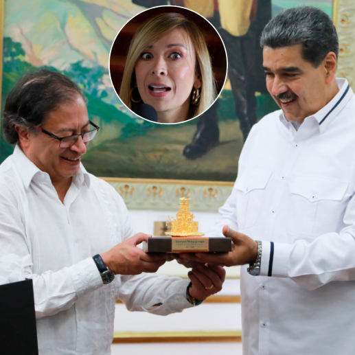 El pasado sábado el presidente Gustavo Petro se reunió con Nicolás Maduro en Caracas y reconoció que está evaluando la posibilidad explotar petróleo y gas en Venezuela, aunque en campaña lo negó. FOTO CORTESÍA