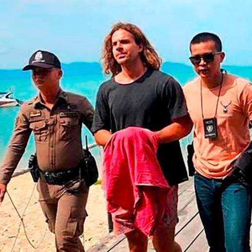 Una de las mujer que habló con Daniel Sancho después de cometer el crimen, habló de cómo fue su captura. Foto: Getty. 