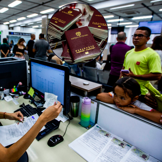 El millonario contrato de expedición de pasaportes, que ha estado en manos de la firma Thomas Greg &amp; Sons por 17 años consecutivos, se vence este lunes. FOTO JULIO CÉSAR HERRERA