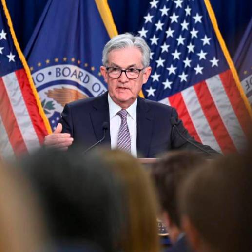Jerome Powell, presidente de la FED, insistió en que el gran objetivo es llevar la inflación a 2% en Estados Unidos. FOTO Twitter @federalreserve