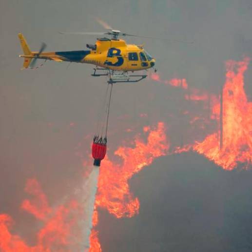 Uno de los impactos más graves del cambio climático es el incremento de los incendios forestales. Foto: GETTY. 