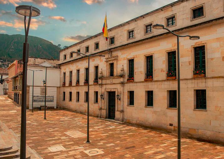Palacio del San Carlos, sede del Ministerio de Relaciones, en Bogotá. Foto Cortesía Cancillería