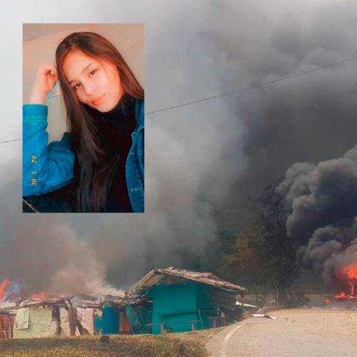 Por las lesiones generadas por este incendio murió Geraldine Morales Aguirre, de 18 años, y seis miembros de su familia aún permanecen hospitalizados. FOTO: CORTESÍA