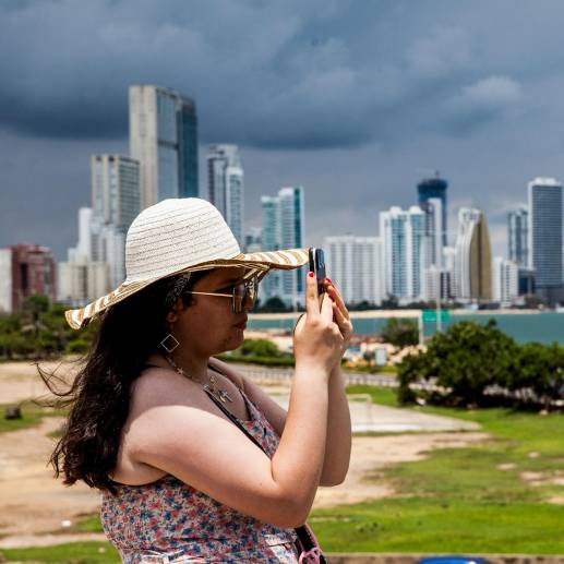 Cartagena está entre los destinos favoritos para la semana de receso 2023 en Colombia. FOTO JULIO CÉSAR HERRERA