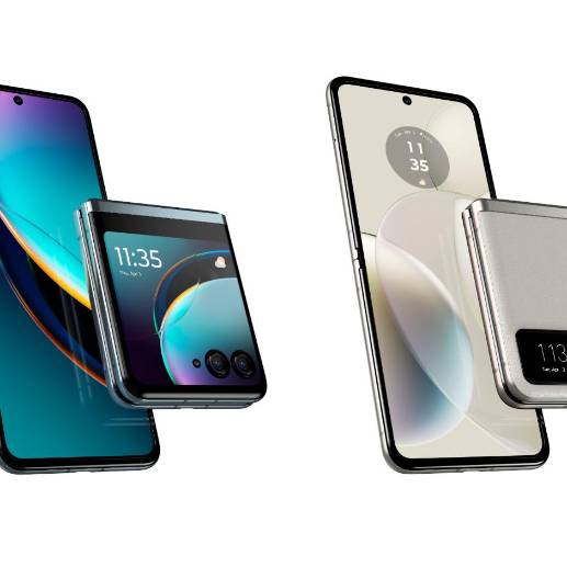 Nuevos celulares Motorola Razr 40 Ultra y Razr 40. FOTO Cortesía Motorola
