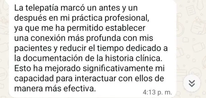 Experiencias de médicos tras el uso de Telepatía.