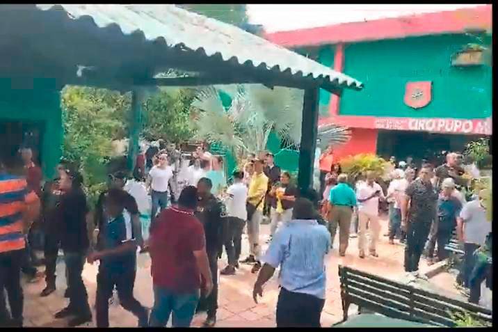 Captura de pantalla del video publicado por Diana López Zuleta, en el que se ve la delicada situación que vive la población del Cesar. FOTO: CAPTURA DE PANTALLA