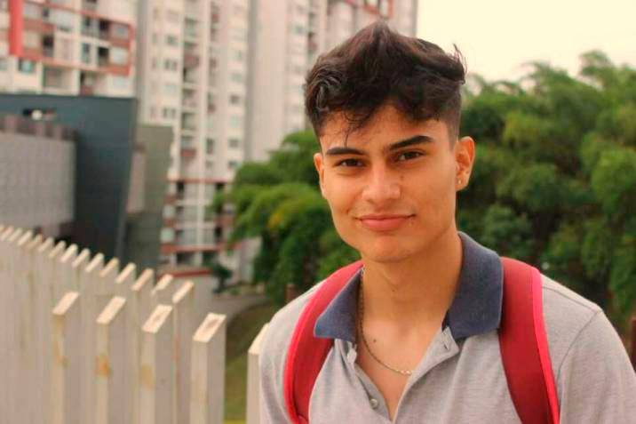 Daniel Felipe Ibáñez, el joven motociclista que murió este miércoles en las vías de Bucaramanga.FOTO: COLPRENSA-VANGUARDIA