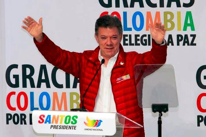 La campaña de reelección de Juan Manuel Santos en 2014 fue la que más dinero habría necesitado y a la que le habrían inyectado de manera irregular recursos de Odebrecht. Apesar de las pruebas en poder de la Fiscalía y autoridades en Estados Unidos, Santos lo niega todo. FOTO EL COLOMBIANO