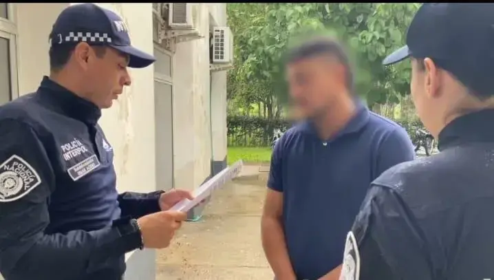 Alias “Dios” fue capturado por presuntamente liderar una red de prestamistas en Perú. FOTO: CORTESÍA FISCALÍA