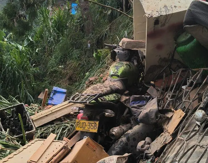 La caída de la estructura ocurrió cerca de la medianoche de este miércoles 14 de enero. FOTO: Julio Herrera.