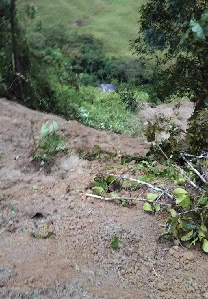 Deslizamiento de tierra causa una tragedia en la vereda El Toro, en el municipio de Dabeiba. FOTO: Cortesía