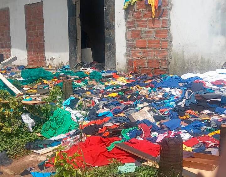 Así lucía el edificio el 18 en junio cuando la Policía debió retirar 18 habitantes de calle que estaban en su interior. FOTO: Cortesía.