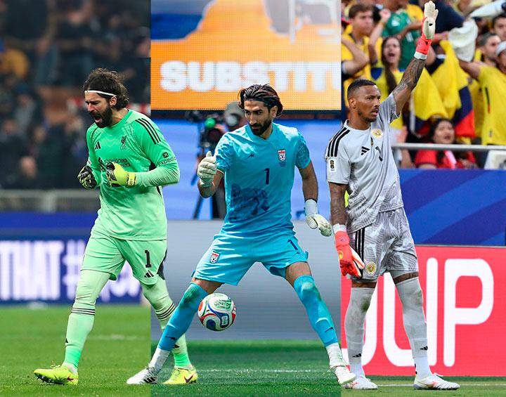 Allison Becker (Brasil), Alizera Beiranvand (Irán) y Eloy Room (Curazao) son algunos de los arqueros con más de 12 atajadas en la Copa del Mundo. FOTO GETTY