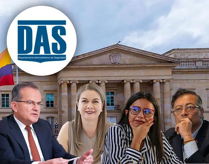 De izquierda a derecha: José Alexis Mahecha, Letty Leal, Angie Rodríguez y Gustavo Petro. FOTO COLPRENSA Y PRESIDENCIA