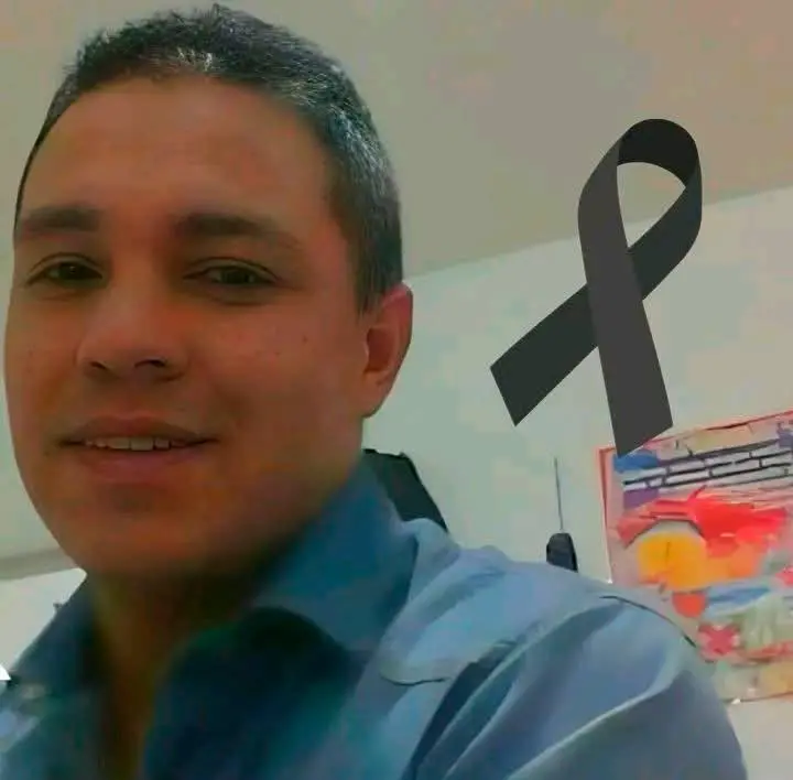 Él era subintendente Édgar Eduardo Daza Meneses, asesinado en Bolívar, Cauca. FOTO: CORTESÍA @sucesoscauca.
