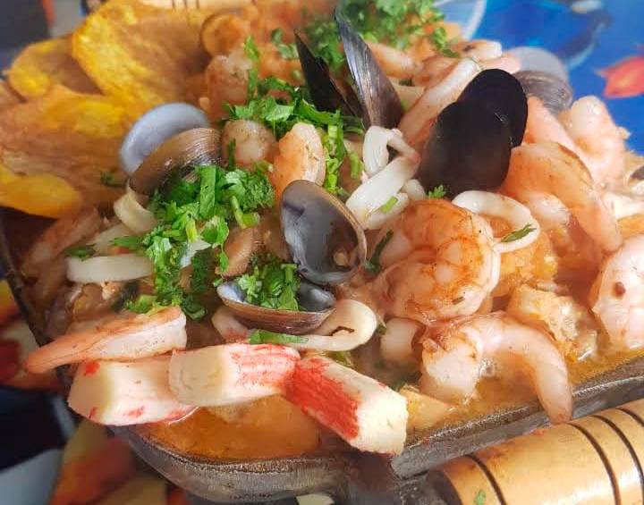 Combinando el gusto por la comida de mar y la tradición paisa dieron en C&C Camarones con platillos que no dejan a nadie indiferente Foto: Cortesía