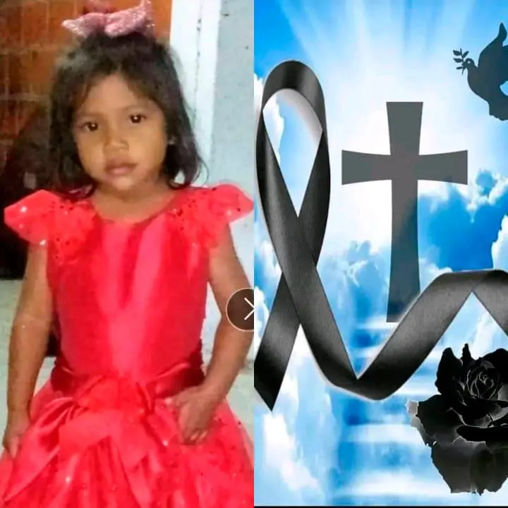 Con esta imagen, distribuida en redes sociales, le rindieron homenaje a la pequeña Monserrat Musicué. FOTO: CORTESÍA.