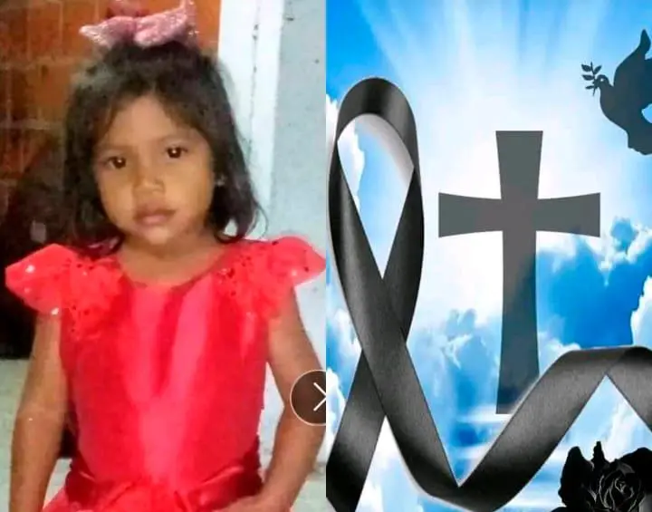 Con esta imagen, distribuida en redes sociales, le rindieron homenaje a la pequeña Monserrat Musicué. FOTO: CORTESÍA.