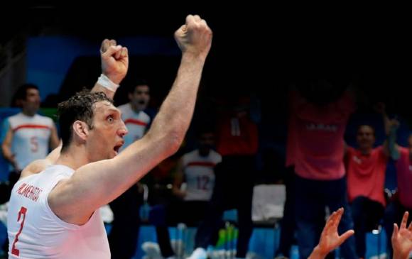 Voleibol sentado es uno de los deportes del programa de los Olímpicos. El iraní Morteza Mehrzadselakjani, una de las figuras que estarán en acción. FOTO EFE