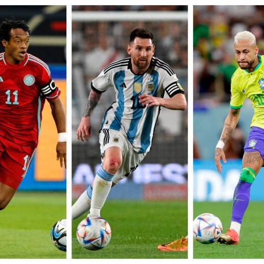 <p>Juan Guillermo Cuadrado, Lionel Messi y Neymar siguen siendo referentes de sus selecciones. </p><p><span class="mln_uppercase_mln">FOTO</span> <b><span class="mln_uppercase_mln">GETTY</span></b></p>