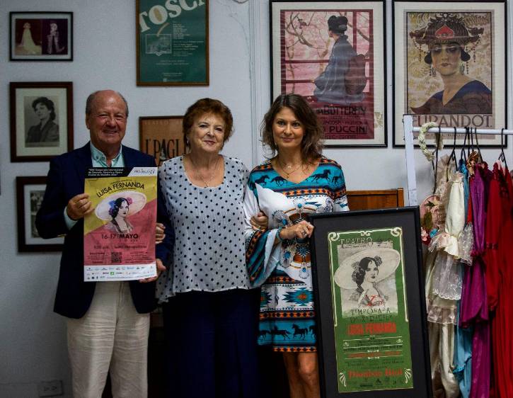 Luis Carlos Rico, Elisa Brex y Gisela Zivic, directores de Prolírica. FOTO: Julio César Herrera