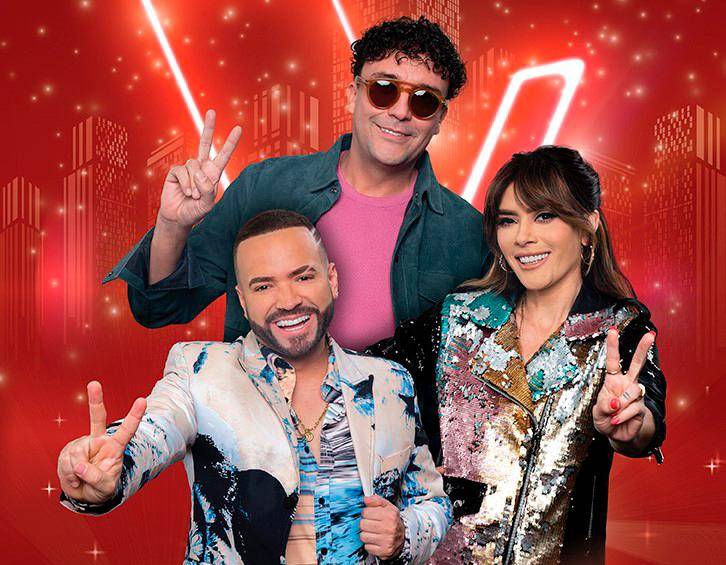 El formato La Voz debutó en Colombia en 2012 y tuvo como primera ganadora a la paisa Miranda. En 2014 se hizo La Voz Kids y en 2021 inició La Voz Senior. FOTO Cortesía Caracol TV. FOTO cortesía