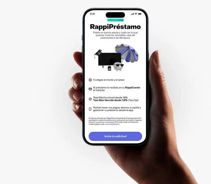 RappiPay entra al negocio de crédito para comercios que venden en Rappi, pueden acceder a desembolsos de hasta $60 millones. FOTO: Cortesía.