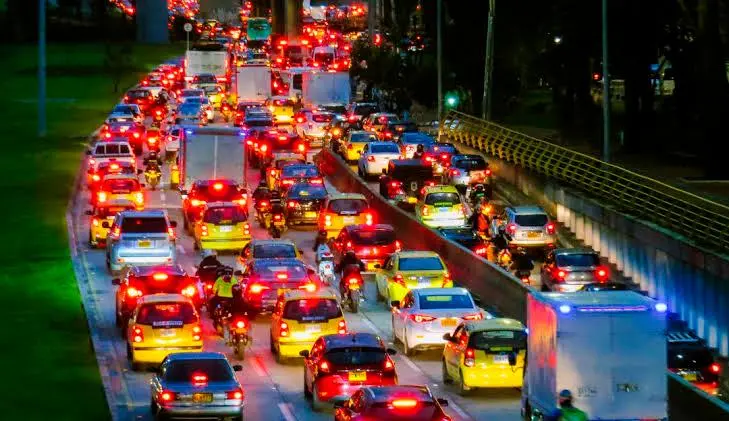 Medellín observó un nivel de congestión vial de 66,9% durante 2025, según el TomTom Traffic Index, y se ubicó entre las ciudades con mayor tráfico del mundo. FOTO suministrada por Valeria Morales
