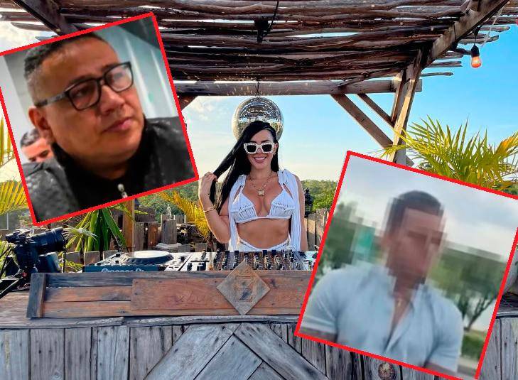 La DJ Jimena Romina Araya Navarro (“Rosita”); en los recuadros, de izquierda a derecha, están Eryk Manuel Landaeta Hernández (“Eryk”) y Kenffersso Jhosue Sevilla Arteaga (“Flipper”). FOTOS: CORTESÍA DE POLICÍA.