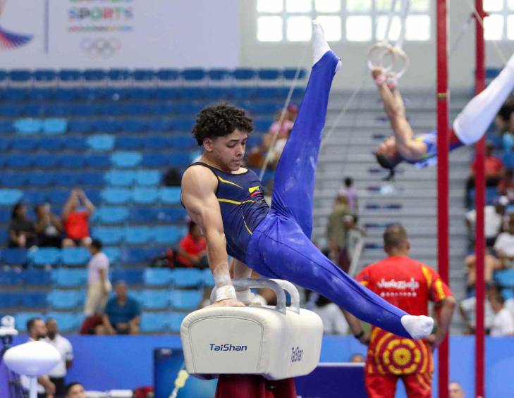 El antioqueño Thomás Mejía Caratagena en acción durante su competencia en los Juegos Suramericanos de Santa Fe, Argentina. FOTO CORTESÍA 